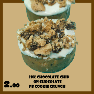 2pk Chocolate on chocolate PB crunch cookies